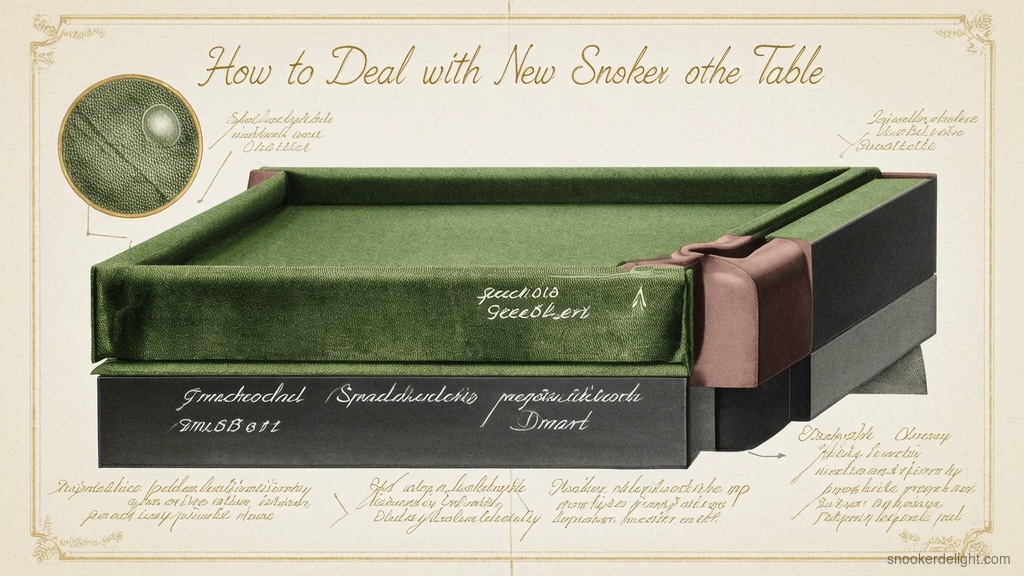 Reader Question: How to deal with new cloth on the snooker table
