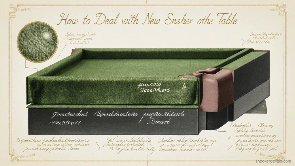 Reader Question: How to deal with new cloth on the snooker table