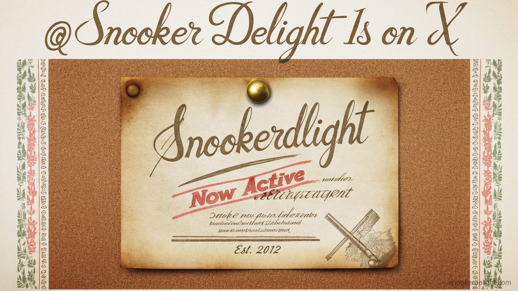 Snooker Delight Is on X