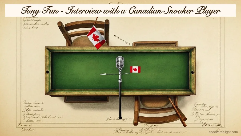 Tony Fun - Interview with a Canadian Snooker Player
